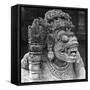 Bali Temple Figure-null-Framed Stretched Canvas