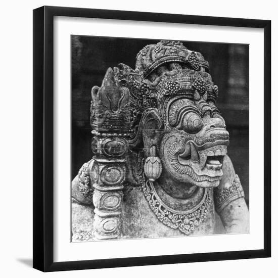 Bali Temple Figure-null-Framed Photographic Print