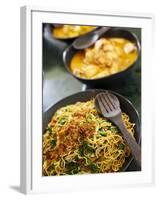 Bali, Ubud, Bowls of Traditional Indonesian Food at a Cookery School in Ubud-Niels Van Gijn-Framed Photographic Print