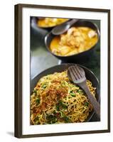 Bali, Ubud, Bowls of Traditional Indonesian Food at a Cookery School in Ubud-Niels Van Gijn-Framed Photographic Print