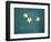 Bali, Ubud, Franjipani Flowers Float on a Swimming Pool-Niels Van Gijn-Framed Photographic Print