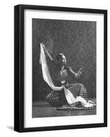 Balinese Dancer Devi Dja Performing-Marie Hansen-Framed Photographic Print