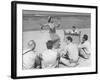 Balinese Dancer Performing an Old Laigon Dance for the Visitors-null-Framed Photographic Print