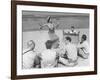 Balinese Dancer Performing an Old Laigon Dance for the Visitors-null-Framed Photographic Print