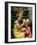 Balinese Dancers in Front of Temple in Ubud, Bali, Indonesia-Jim Zuckerman-Framed Photographic Print