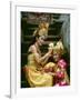 Balinese Dancers in Front of Temple in Ubud, Bali, Indonesia-Jim Zuckerman-Framed Photographic Print