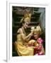 Balinese Dancers in Front of Temple in Ubud, Bali, Indonesia-Jim Zuckerman-Framed Photographic Print