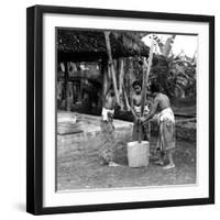 Balinese Flour Grinders-null-Framed Photographic Print