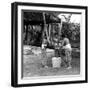 Balinese Flour Grinders-null-Framed Photographic Print