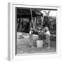 Balinese Flour Grinders-null-Framed Photographic Print