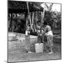Balinese Flour Grinders-null-Mounted Photographic Print