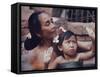 Balinese Mother and Child-Co Rentmeester-Framed Stretched Canvas