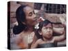 Balinese Mother and Child-Co Rentmeester-Stretched Canvas