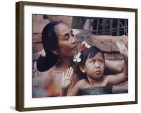 Balinese Mother and Child-Co Rentmeester-Framed Photographic Print