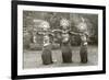 Balinese Temple Dancers-null-Framed Art Print