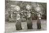 Balinese Temple Dancers-null-Mounted Art Print
