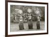Balinese Temple Dancers-null-Framed Premium Giclee Print
