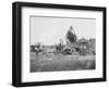 Baling Hay Near Prosser, WA, Circa 1914-B.P. Lawrence-Framed Giclee Print