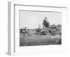 Baling Hay Near Prosser, WA, Circa 1914-B.P. Lawrence-Framed Giclee Print