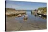 Balintoy harbour, near Giant's Causeway, County Antrim, Ulster, Northern Ireland, United Kingdom, E-Nigel Hicks-Stretched Canvas