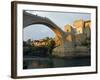 Balkans Bosnia Mostar Late Afternoon Light on Stari Most Peace Bridge-Christian Kober-Framed Photographic Print