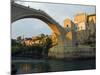 Balkans Bosnia Mostar Late Afternoon Light on Stari Most Peace Bridge-Christian Kober-Mounted Photographic Print