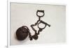 Ball and Chain Shackles, Oro Grande, California, Route 66-Julien McRoberts-Framed Photographic Print