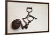 Ball and Chain Shackles, Oro Grande, California, Route 66-Julien McRoberts-Framed Photographic Print