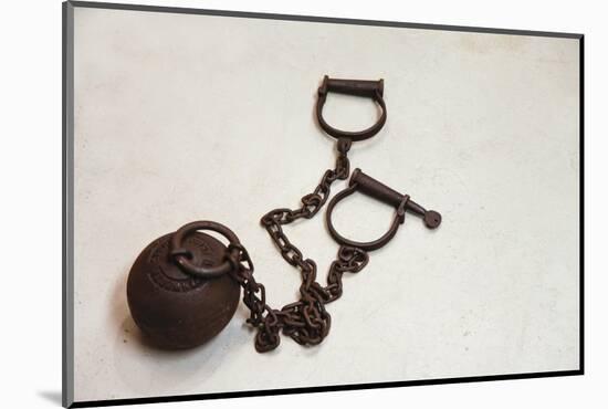 Ball and Chain Shackles, Oro Grande, California, Route 66-Julien McRoberts-Mounted Photographic Print