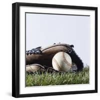 Ball and Mitt-Sean Justice-Framed Photographic Print