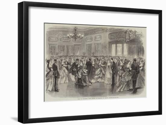 Ball at Halifax, Nova Scotia, in Honour of Prince Arthur-null-Framed Giclee Print