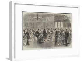 Ball at Halifax, Nova Scotia, in Honour of Prince Arthur-null-Framed Giclee Print