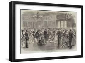 Ball at Halifax, Nova Scotia, in Honour of Prince Arthur-null-Framed Giclee Print