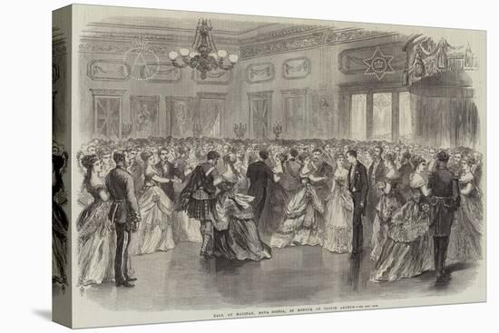 Ball at Halifax, Nova Scotia, in Honour of Prince Arthur-null-Stretched Canvas