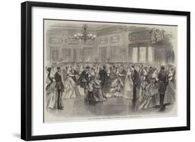 Ball at Halifax, Nova Scotia, in Honour of Prince Arthur-null-Framed Giclee Print