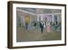 Ball at Larins, an Illustration For Eugene Onegin, by Alexander Pushkin-Alexei Steipanovitch Stepanov-Framed Giclee Print