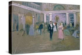 Ball at Larins, an Illustration For Eugene Onegin, by Alexander Pushkin-Alexei Steipanovitch Stepanov-Stretched Canvas