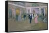 Ball at Larins, an Illustration For Eugene Onegin, by Alexander Pushkin-Alexei Steipanovitch Stepanov-Framed Stretched Canvas