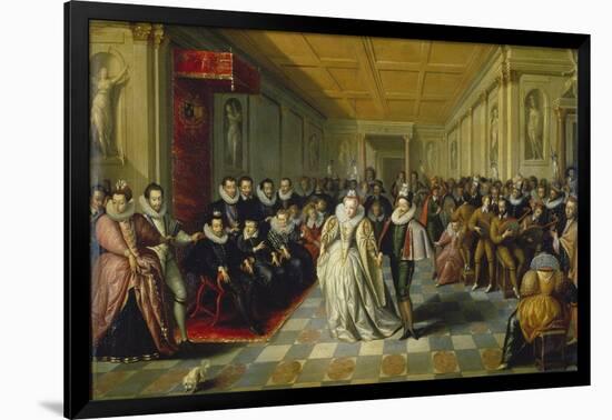 Ball at the Court of Duke of Joyeuse, 1582-null-Framed Giclee Print