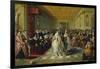 Ball at the Court of Duke of Joyeuse, 1582-null-Framed Giclee Print