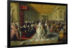 Ball at the Court of Duke of Joyeuse, 1582-null-Framed Giclee Print