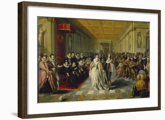 Ball at the Court of Duke of Joyeuse, 1582-null-Framed Giclee Print