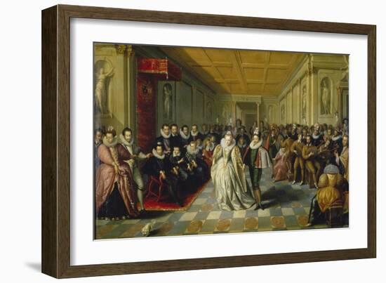 Ball at the Court of Duke of Joyeuse, 1582-null-Framed Giclee Print