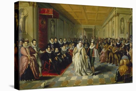 Ball at the Court of Duke of Joyeuse, 1582-null-Stretched Canvas
