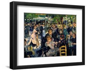 Ball at the Moulin De La Galette, 1876-Pierre-Auguste Renoir-Framed Premium Giclee Print