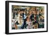 Ball at the Moulin De La Galette, 1876-Pierre-Auguste Renoir-Framed Giclee Print