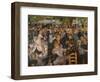 Ball at the Moulin De La Galette, 1876-Pierre-Auguste Renoir-Framed Giclee Print