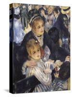 Ball at the Moulin De La Galette, Montmartre-Pierre-Auguste Renoir-Stretched Canvas
