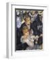 Ball at the Moulin De La Galette, Montmartre-Pierre-Auguste Renoir-Framed Art Print