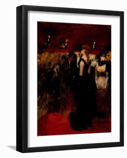 Ball At the Paris Opera-Jean-Louis Forain-Framed Giclee Print